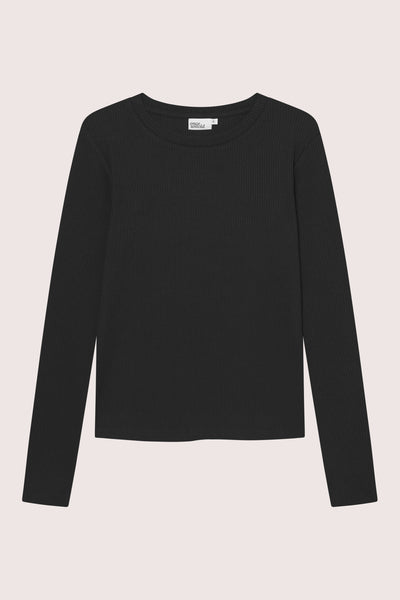 Daniela Rib Top - Black