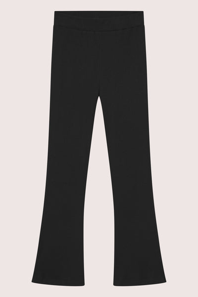 Daniela Rib Trouser - Black