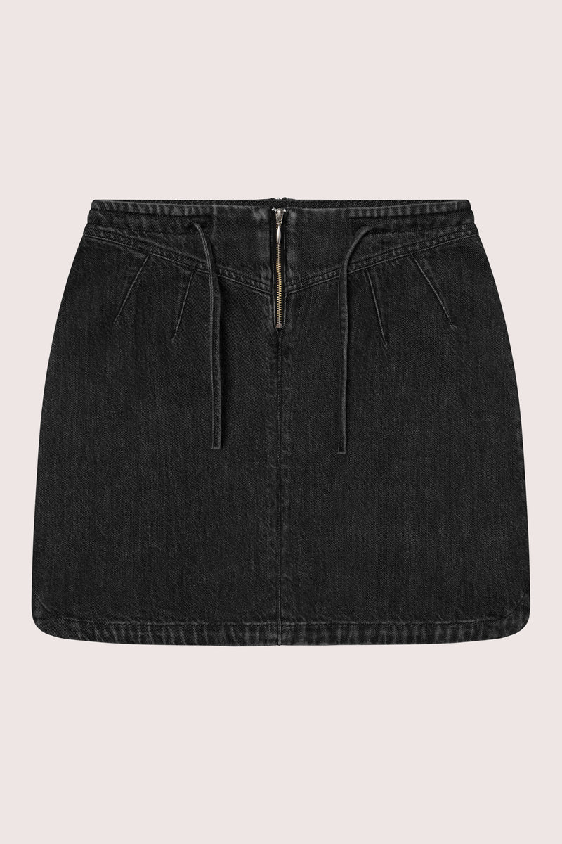 Dina Skirt - Dk. Grey Wash