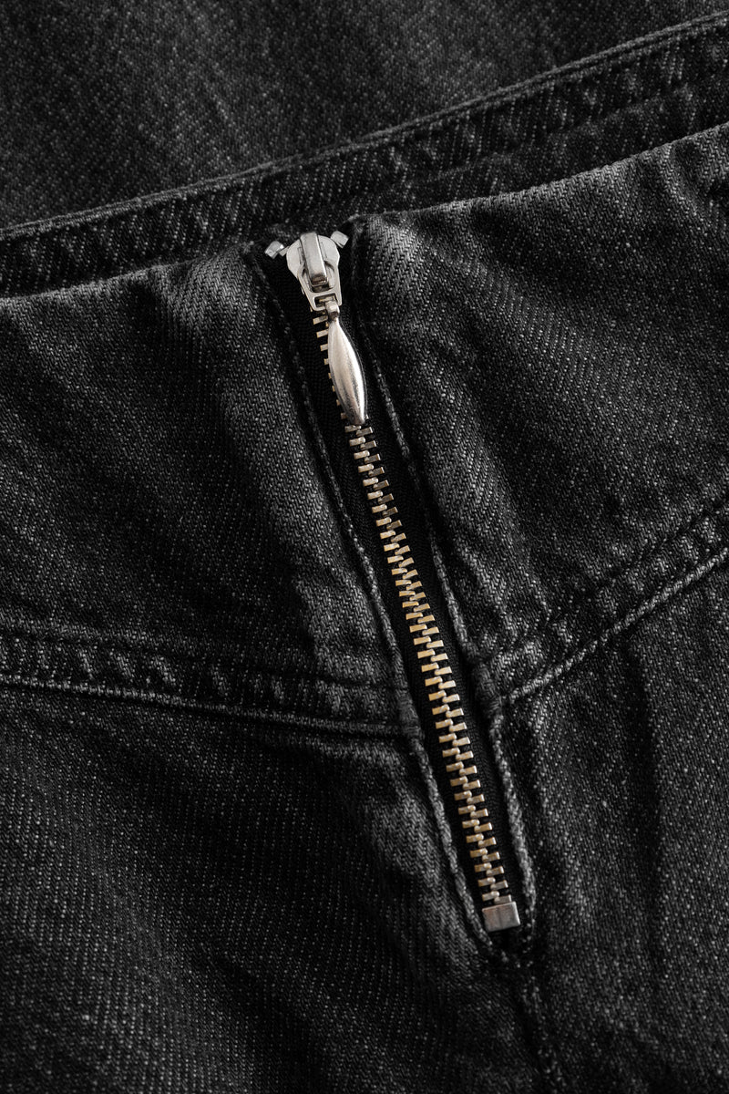 Dina Skirt - Dk. Grey Wash