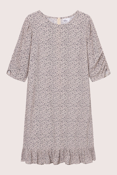 Ellen Dress - Petite Antrachite Flower