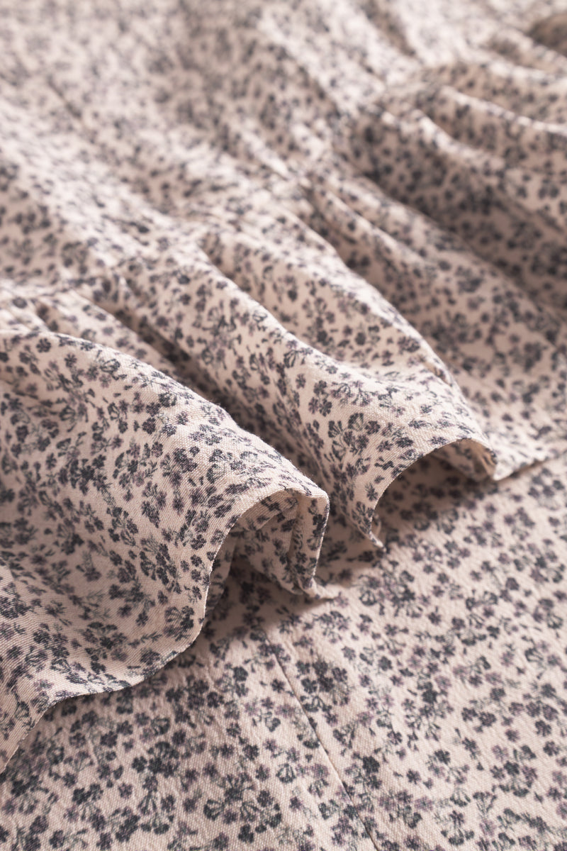 Ellen Dress - Petite Antrachite Flower