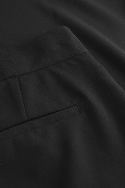 Ebony Straight Trouser - Black