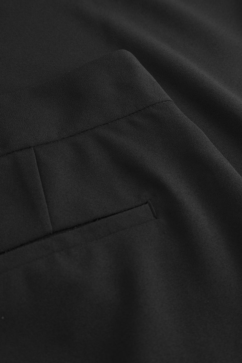 Ebony Straight Trouser - Black
