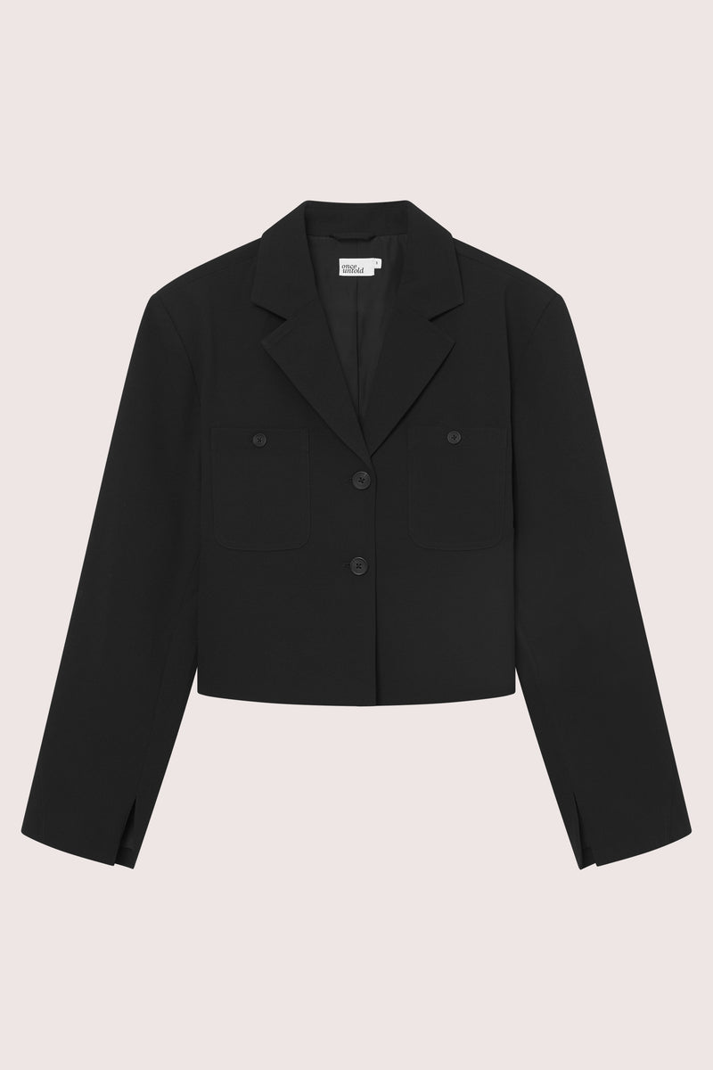 Ebony Blazer - Black