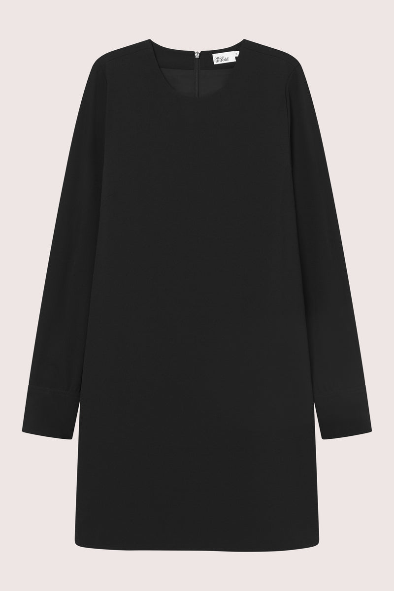 Ebony Midi Dress - Black