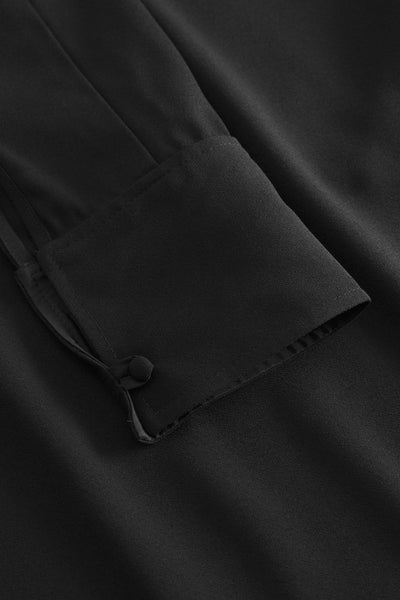 Ebony Midi Dress - Black