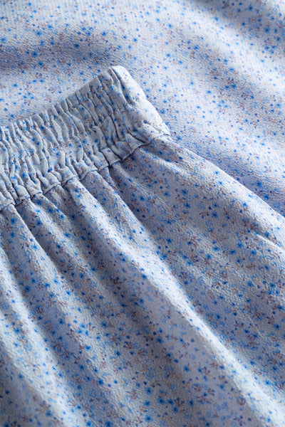 Elisa Skirt - Blue Petite Flower