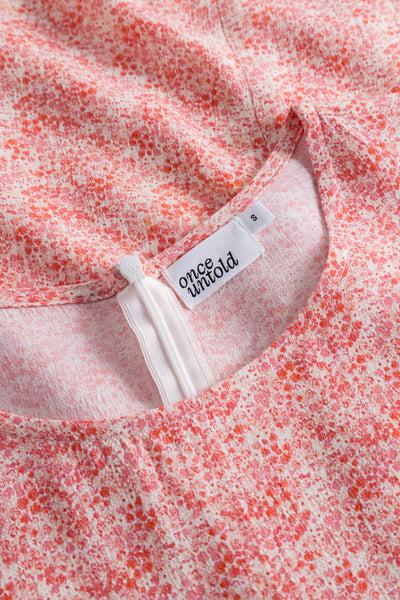 Ellen Dress - Pink Petite Flower