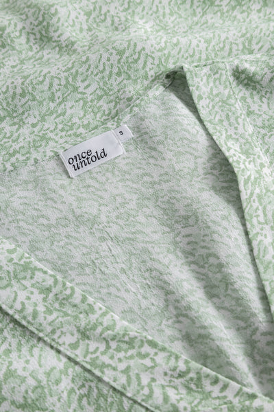 Ellen Short Dress - Green Shades