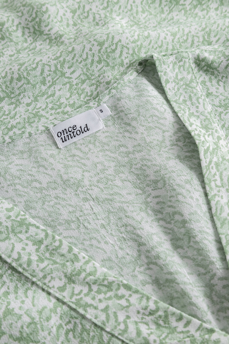 Ellen Short Dress - Green Shades