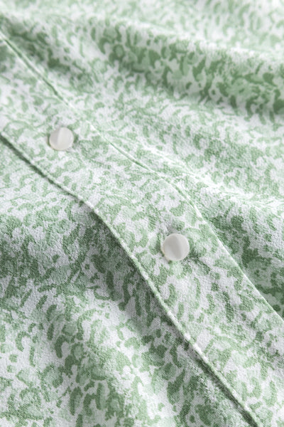 Ellen Short Dress - Green Shades