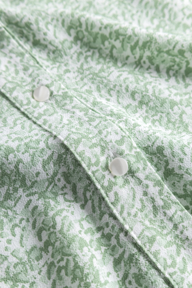 Ellen Short Dress - Green Shades