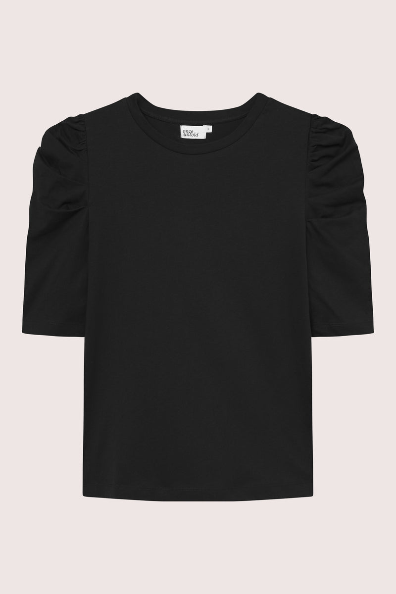 Empire SS Blouse - Black