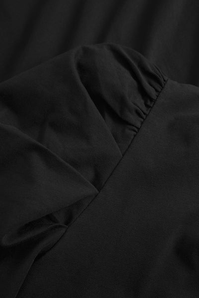 Empire SS Blouse - Black