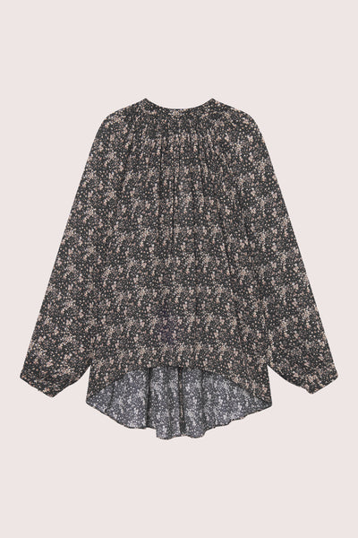 Estelle Blouse - Brown Wild Flower
