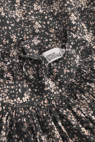 Estelle Blouse - Brown Wild Flower