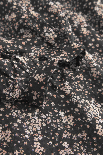 Estelle Blouse - Brown Wild Flower