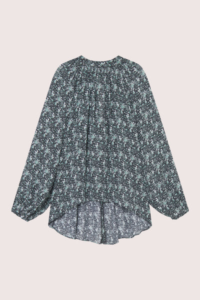 Estelle Blouse - Green Wild Flower