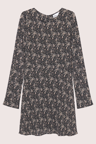 Estelle Mini Dress - Brown Wild Flower