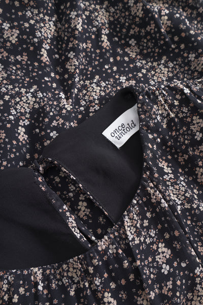 Estelle Top - Brown Wild Flower