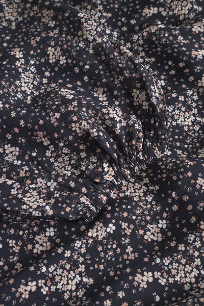 Estelle Top - Brown Wild Flower