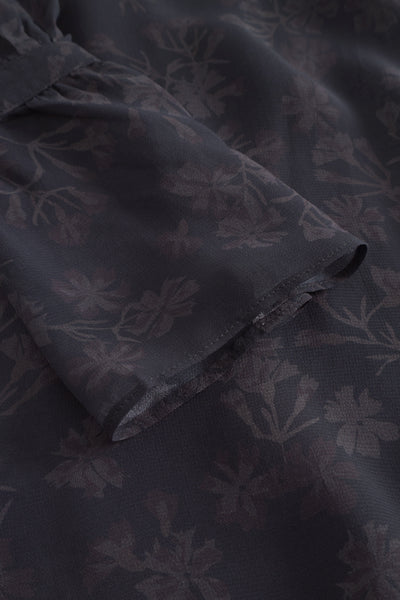 Frost Blouse - Petite Plum Flower