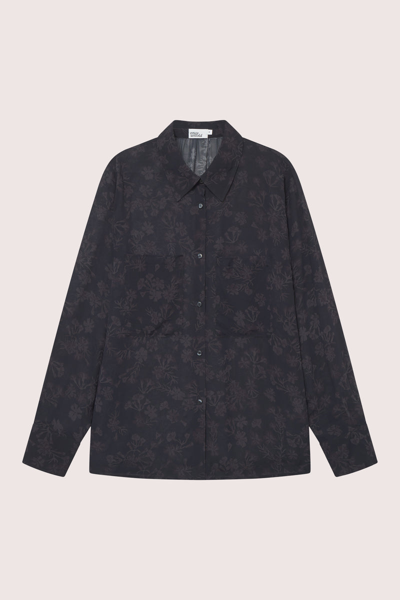 Frost Shirt - Petite Plum Flower