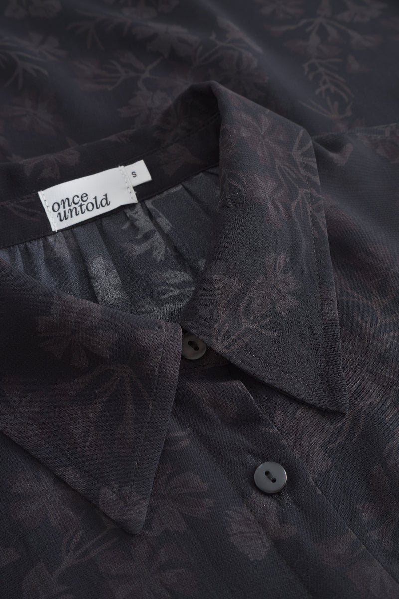 Frost Shirt - Petite Plum Flower