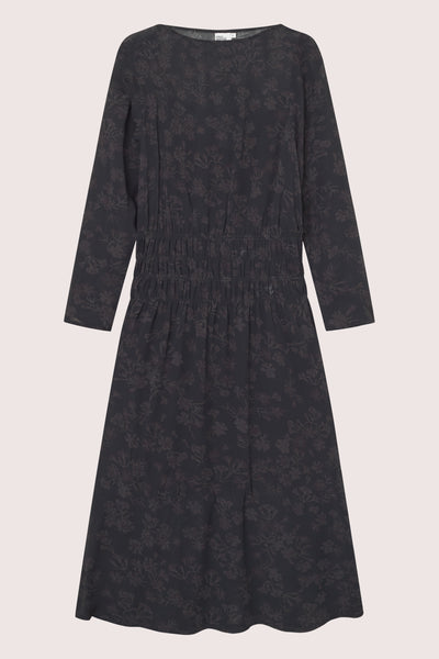 Frost Smock Dress - Petite Plum Flower