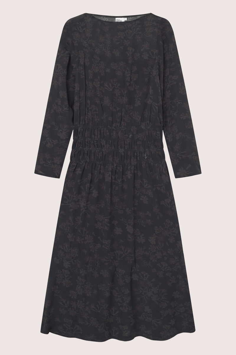 Frost Smock Dress - Petite Plum Flower