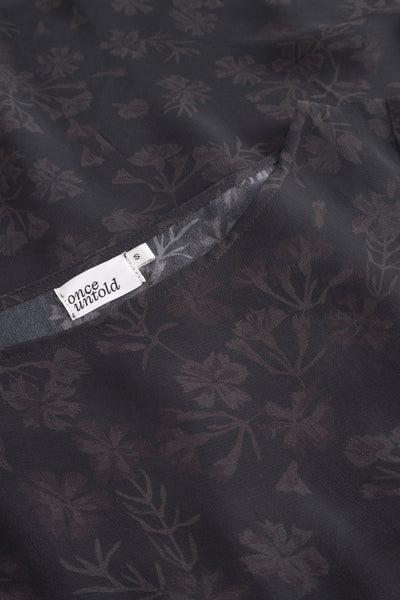 Frost Smock Dress - Petite Plum Flower