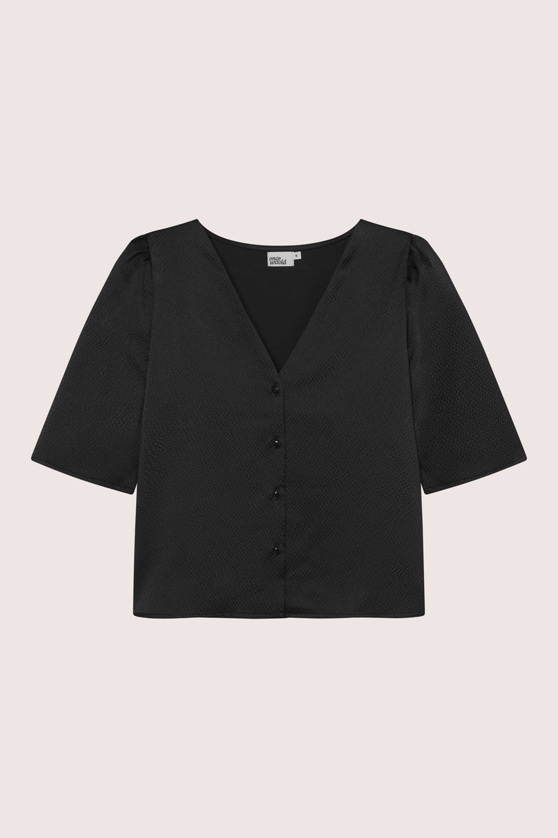 Vesta Blouse - Black