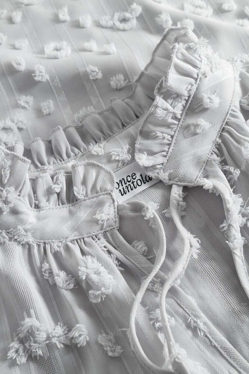 Julia Blouse - Grayish Blue