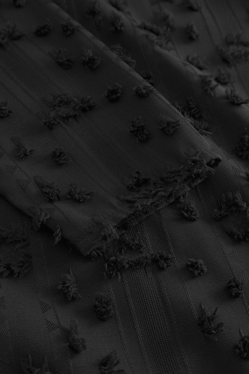 Julia LS Smock Dress - Black