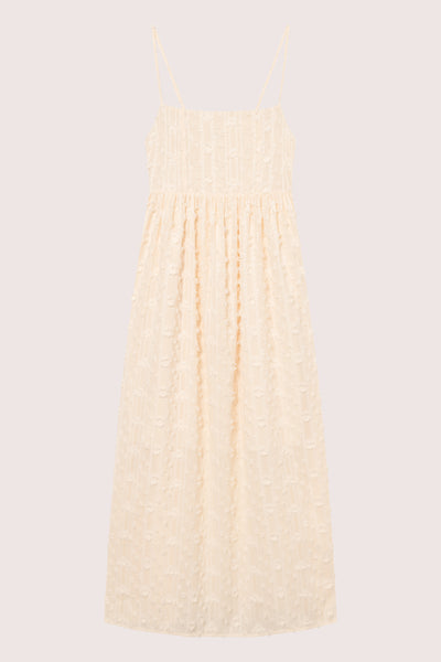 Julia Smock Dress - Vanilla