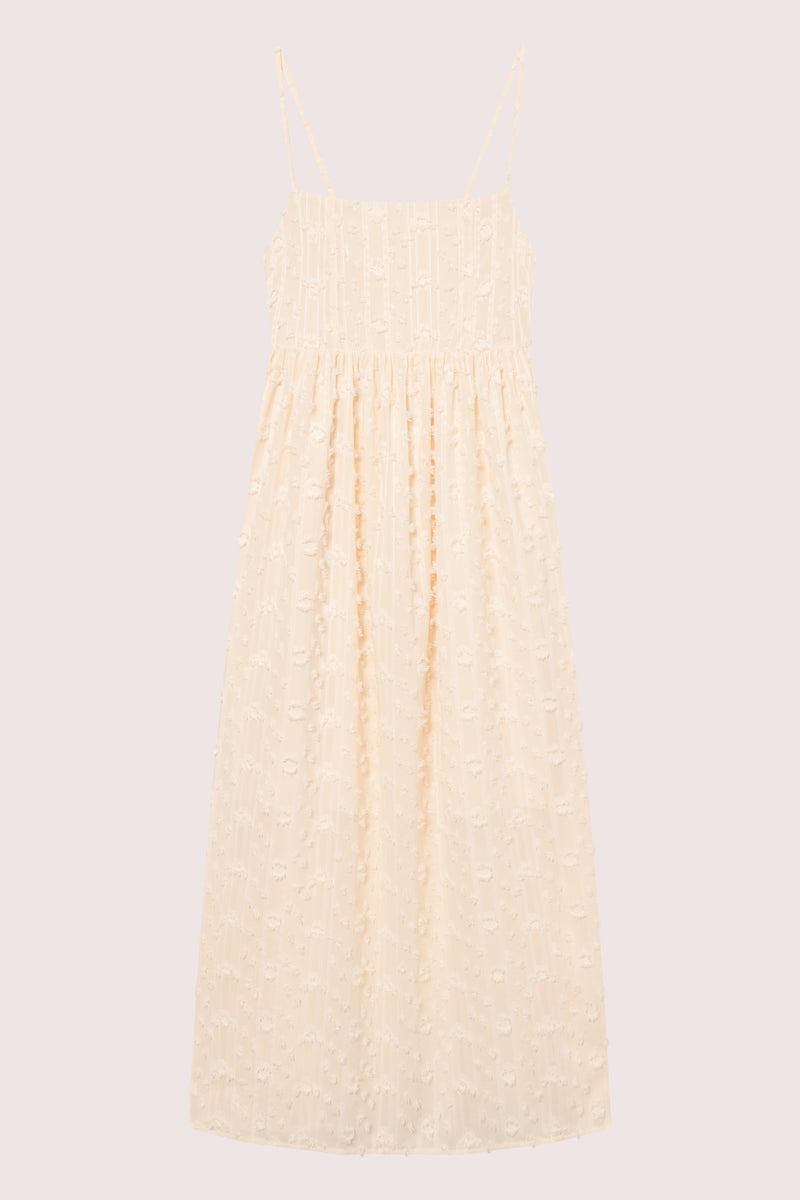 Julia Smock Dress - Vanilla