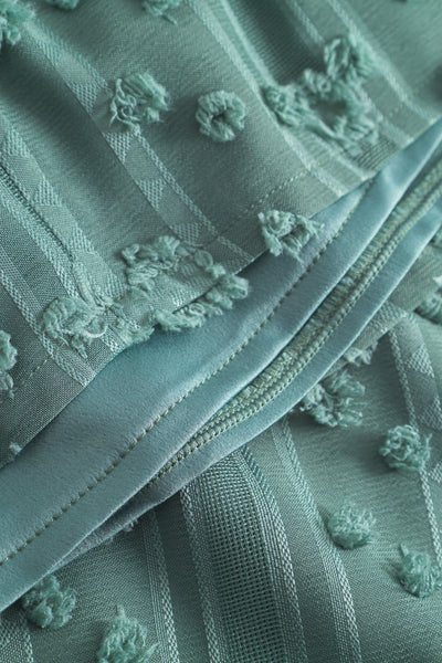 Julia Mock Neck Dress - Frosted Green