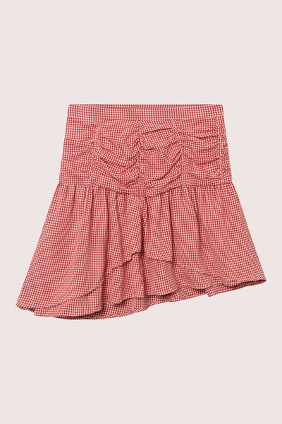 Mari Skirt - Red Checked