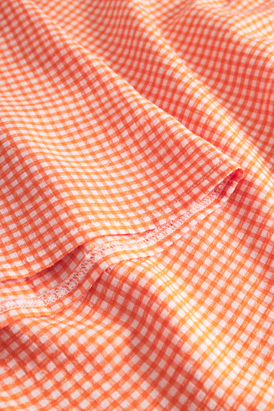 Mari Long Skirt - Clay Checked