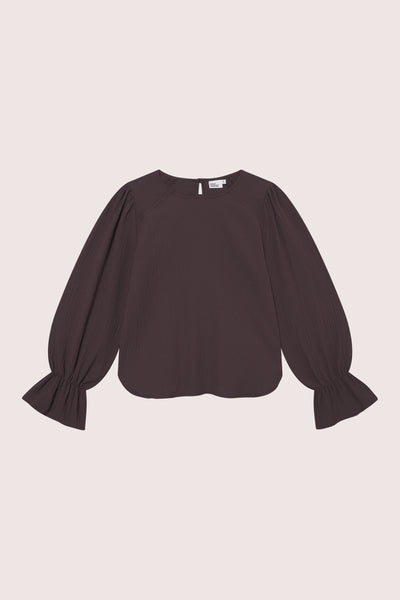 Mercer Blouse - Chocolate Plum