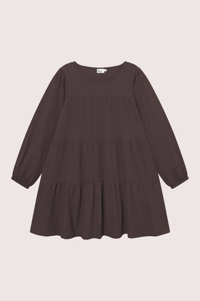 Mercer Dress - Chocolate Plum