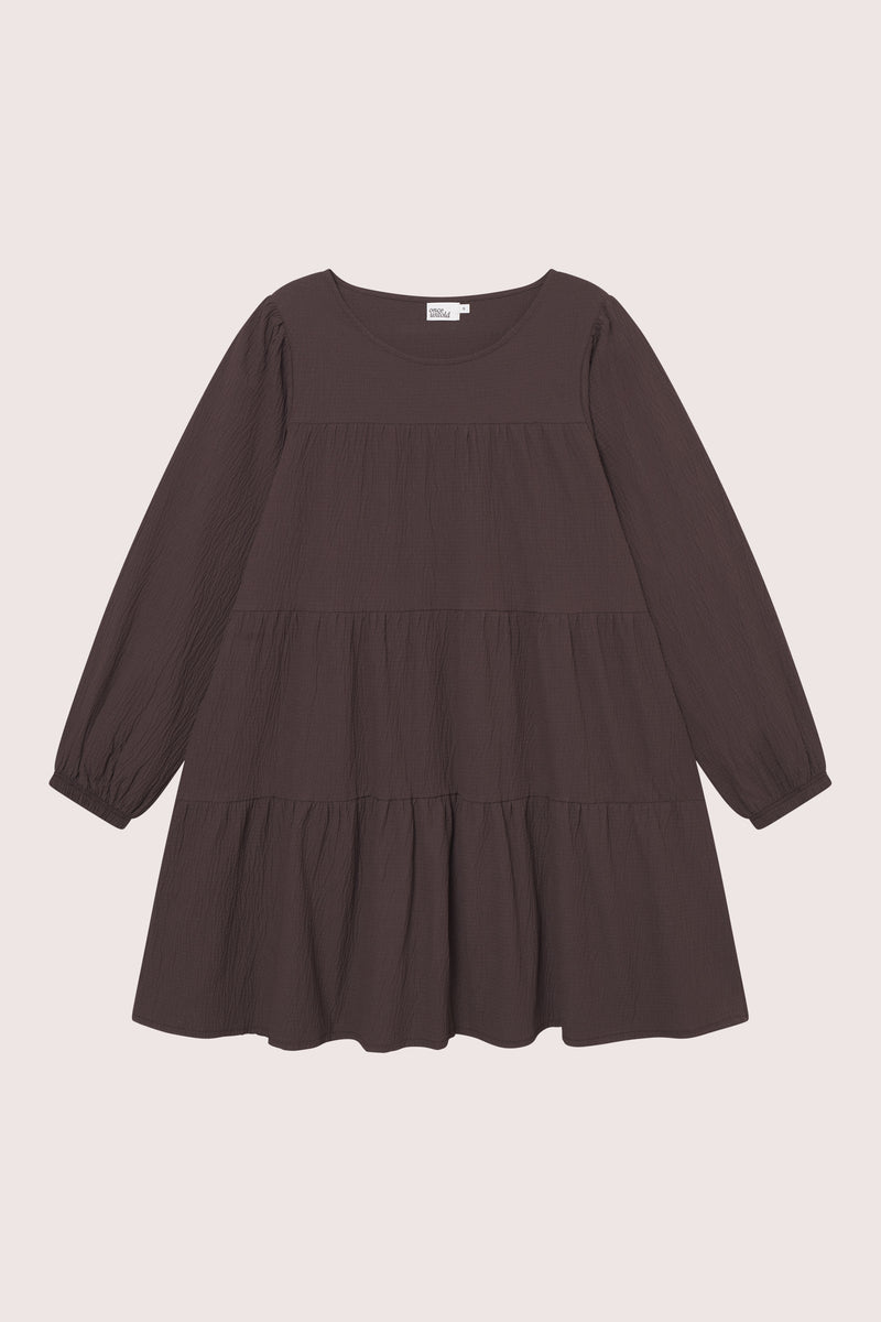 Mercer Dress - Chocolate Plum
