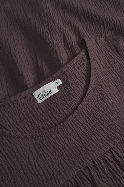 Mercer Dress - Chocolate Plum