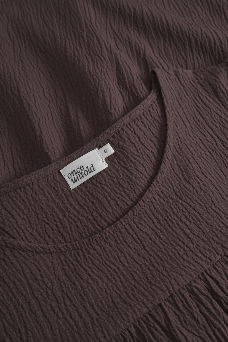 Mercer Dress - Chocolate Plum