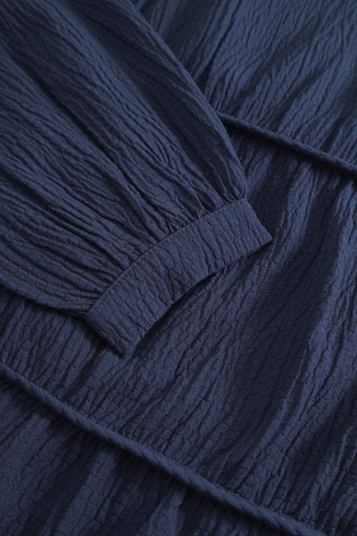 Mercer String Blouse - Midnight Blue