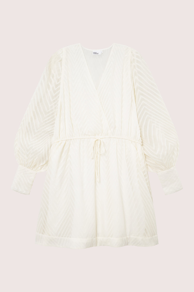 Mimosa Short Dress - Creme