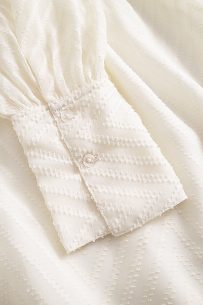 Mimosa Short Dress - Creme