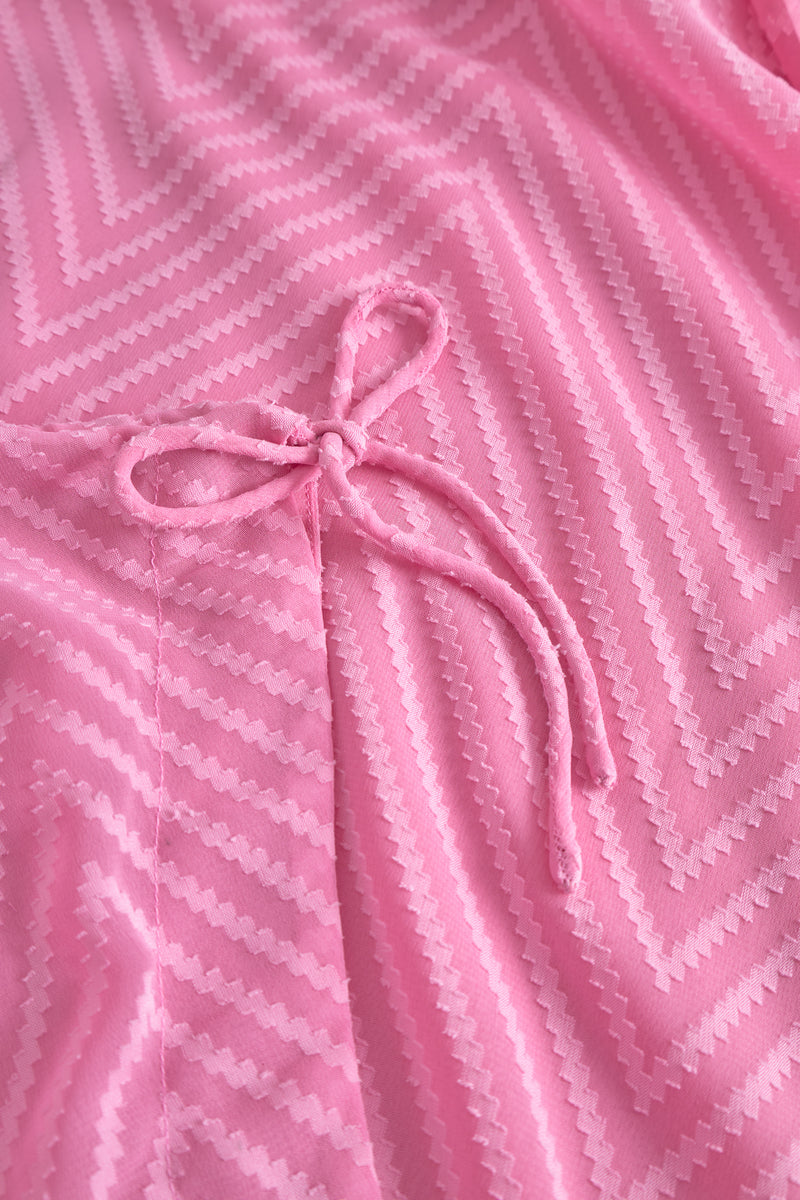 Mimosa Split Blouse - Azela Pink