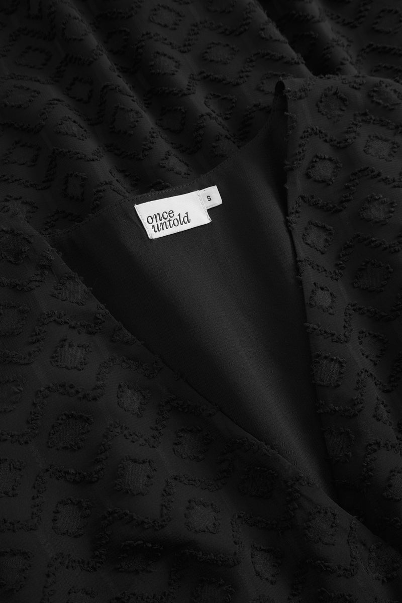 Mimosa Short Dress - Black